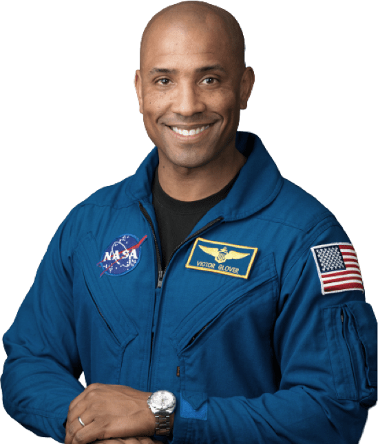 An Image of the the pilot Mr Victor Glover