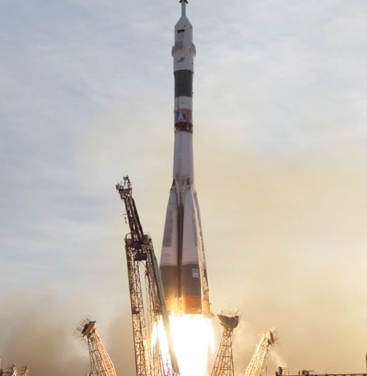 An image of a launch vehicle