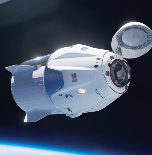 An image of a space capsule